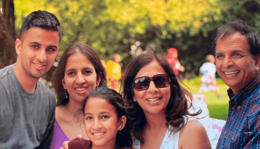 Ethan Agarwal and family